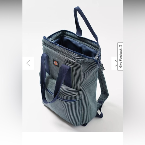 Dickies Hickory Stripe Tote Backpack - Picture 1 of 11